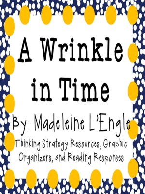 cover image of A Wrinkle in Time by Madeleine LEngle